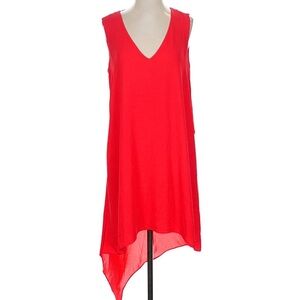 BCBGMaxAzria Bold Red Sleeveless Dress